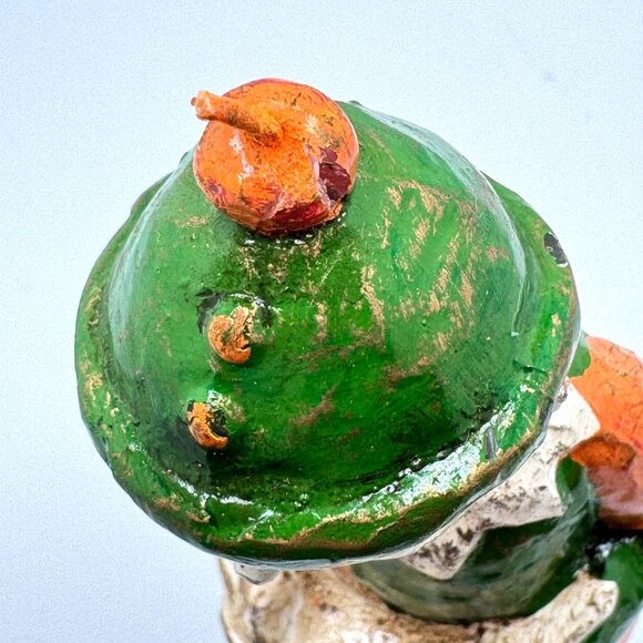 Villeroy & Boch Vtg Boy Clown Candle Brown/Green 7.5" Tall Handpainted NOS - Picture 7 of 8